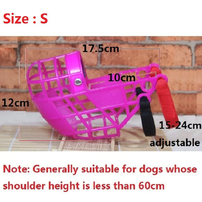 Pet Muzzle Breathable Basket