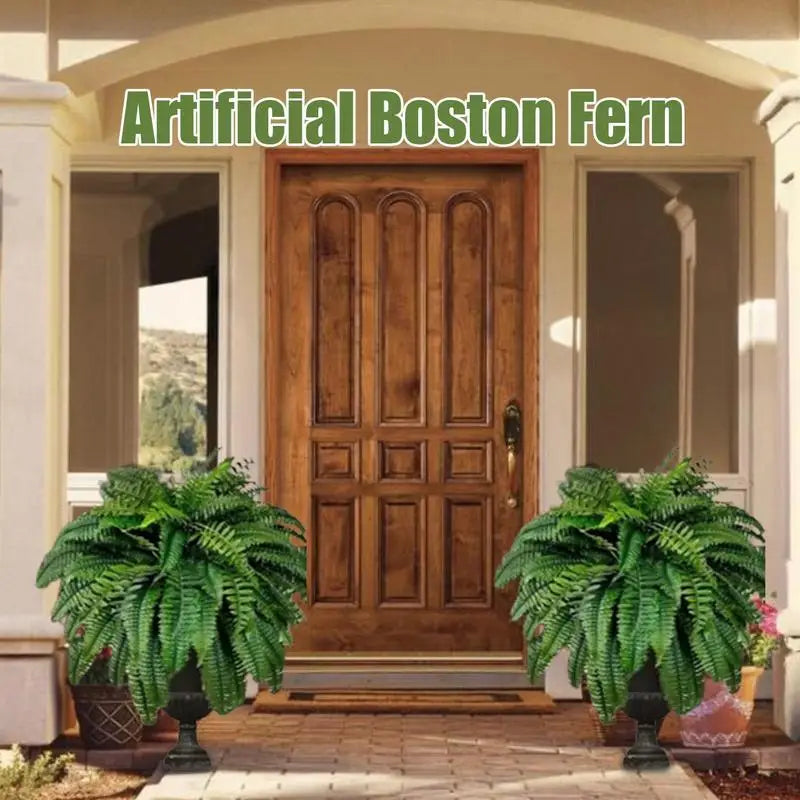 Artificial Boston Fern Leaves Vines Plant