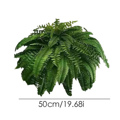 Artificial Boston Fern Leaves Vines Plant