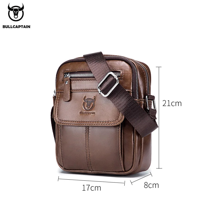 Bullcaptain Leather Shoulder Bags