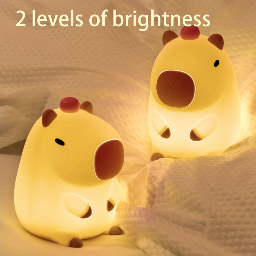 Capybara Silicone Night Light .