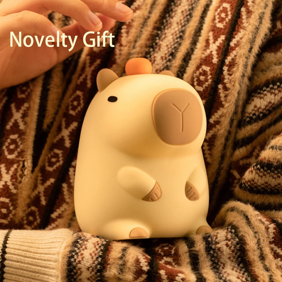 Capybara Silicone Night Light .