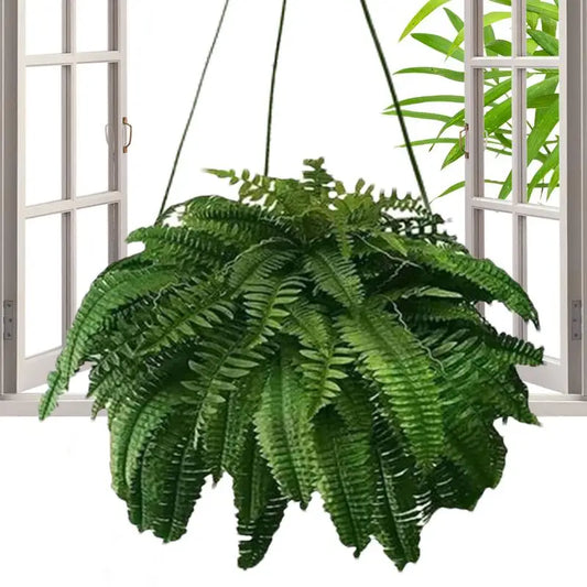 Artificial Boston Fern Leaves Vines Plant