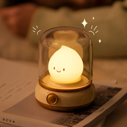 Mini Desktop LED Fire Night Lamp