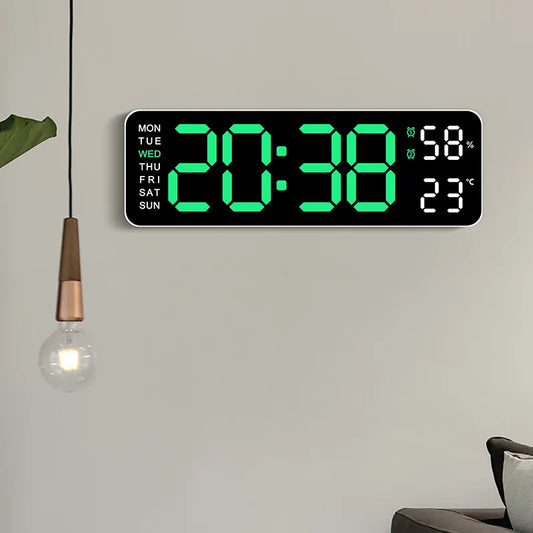 USB Powered Large Digital Wall Clock 9 Inch